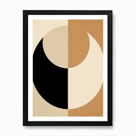 Beige Bauhaus Hallein Horizon Art Print