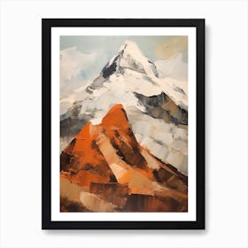 Huascaran Peru 2 Mountain Painting Art Print