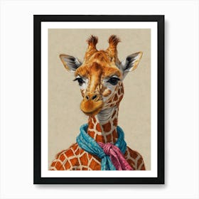 Giraffe 115 Art Print