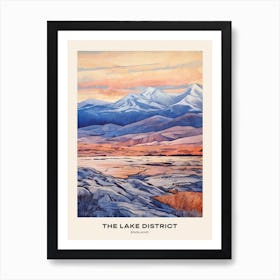 The Lake District England 3 Poster Art Print