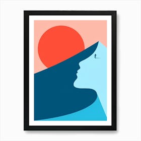 Woman'S Face 14 Art Print