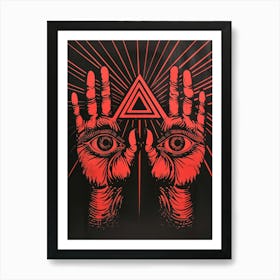 All Seeing Hands Art Print