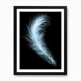 Like A Feather Diving Art Print
