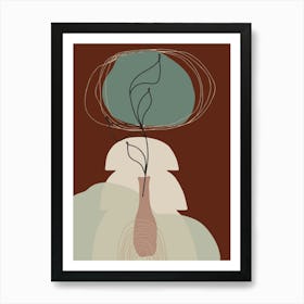 Flower In A Vase Art Print