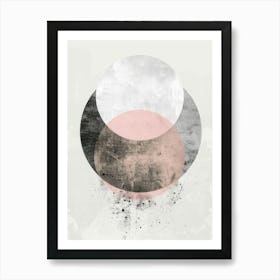 Abstract Circles Canvas Print 12 Art Print