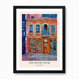 Instanbul Book Nook Bookshop 2 Poster Art Print