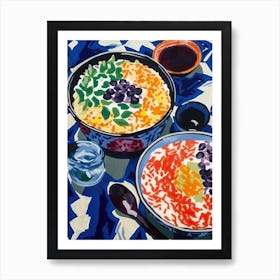 Rice Pudding Painting 2 Art Print