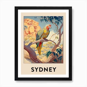 Sydney 3 Vintage Travel Poster Art Print