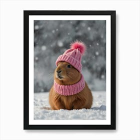 Cute Guinea Pig 1 Art Print