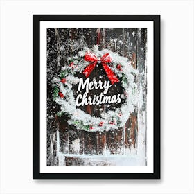 Merry Christmas 1 Art Print