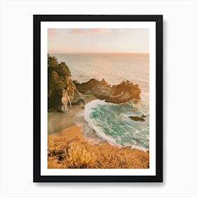 Malibu Beach Sunset Affiche