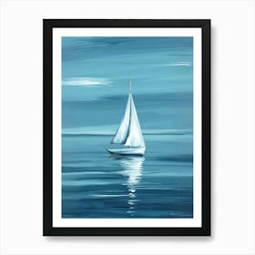 Sailboat On The Water Art Print