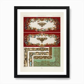 18th Century Pattern, Albert Racine Art Print