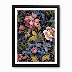 Floral Wallpaper 20 Art Print