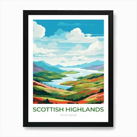 Scotland Scottish Highlands Travel Art Print