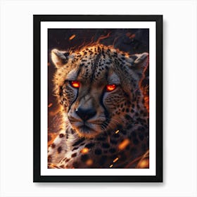 Cheetah 56 Art Print