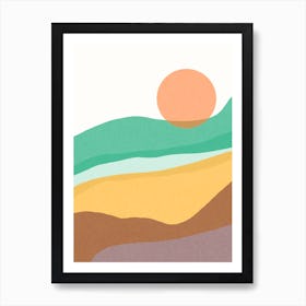 Sun Set Art Print