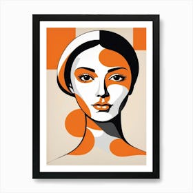 Portrait Of A Woman Art Print