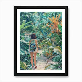 In The Garden Fairchild Tropical Botanic Garden Usa 3 Art Print