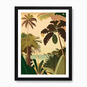 Cayo Coco Cuba Rousseau Inspired Tropical Destination Art Print