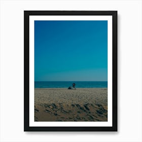 Seaside play Art Print