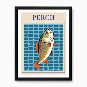 Perch Seafood Poster Art Print