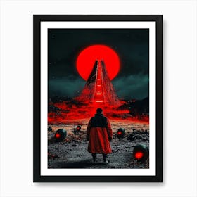 Red Sun 5 Art Print