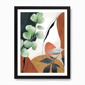 Abstract Botanical Art 3 Art Print