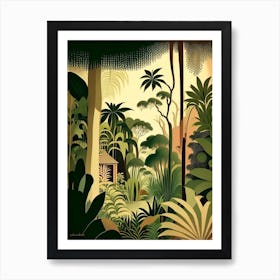 Hidden Paradise 4 Rousseau Inspired Art Print