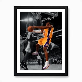 Kobe Bryant 3 Art Print