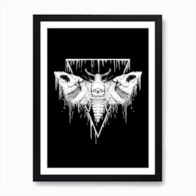 Satanic Moth Art Print