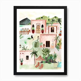 Moroccan Landscape Art Print