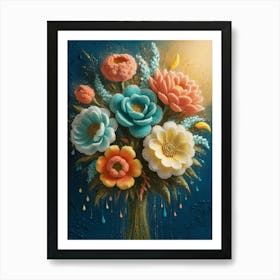 Flowers In A Vase 31 Art Print