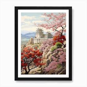 Plum Blossom Victorian Style 2 Art Print