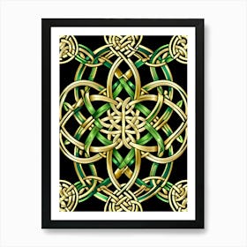 Abstract Celtic Knot 7 Art Print