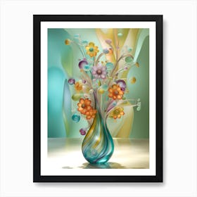 Flowers In A Vase Art Print