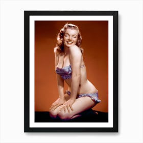 American Actress, Singer, Model And Sex Symbol Marilyn Monroe Art Print