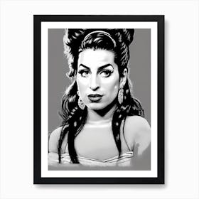 Amy Winehouse Art Print