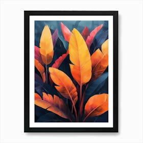 Tropical Leaves 4 Art Print