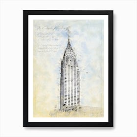 Chryslerbuilding, New York Art Print