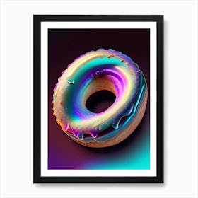 Churro Donut Holographic 1 Art Print