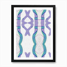 Abstract Pattern Fabric Art Print