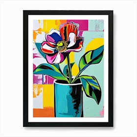 Flower In A Pot Art Print