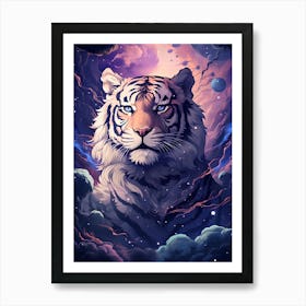 Tiger In The Sky Art Print