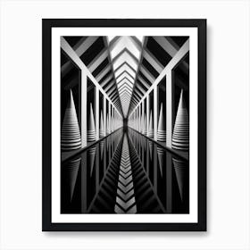 Geometric Reflections Abstract 12 Art Print