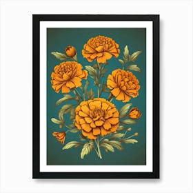 Carnations 2 Art Print