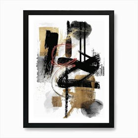 Abstract Painting 1185 Art Print