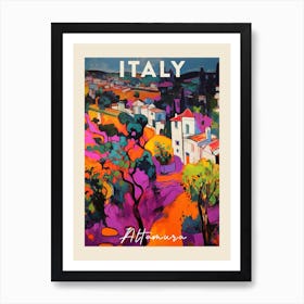 Altamura Italy 1 Fauvist Painting  Travel Poster Art Print