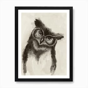 Brian The Owl Art Print