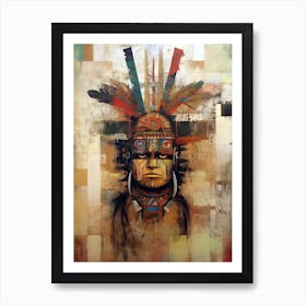 Eternal Visions: Embracing the Colors of Natives Art Print